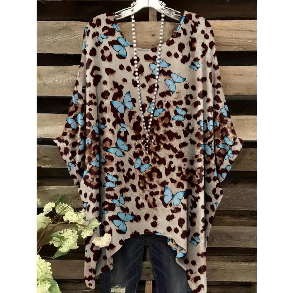 Women's Fashion Animal Print T - Women Formal Wear Trends บทวิจารณ์และราคา