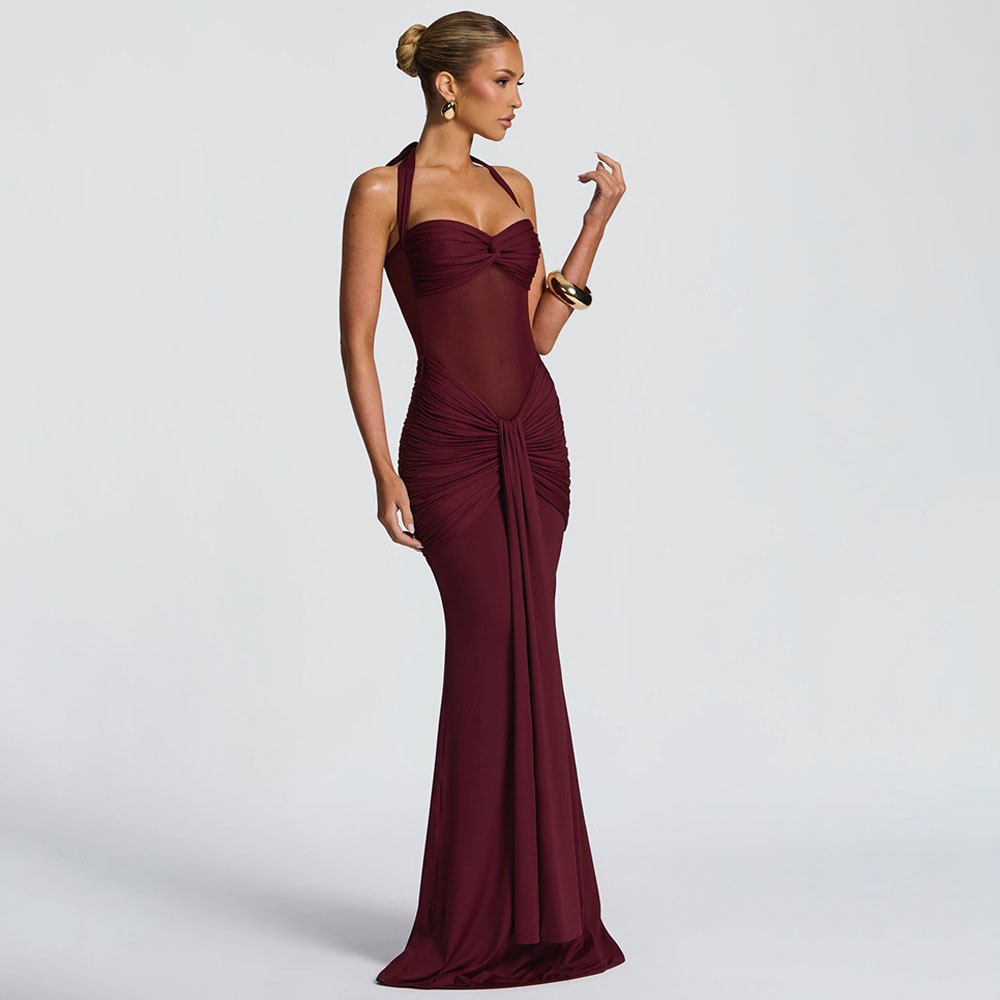 Elegant Patchwork Maxi Dress f - Women'S Formal Day Wear บทวิจารณ์และราคา