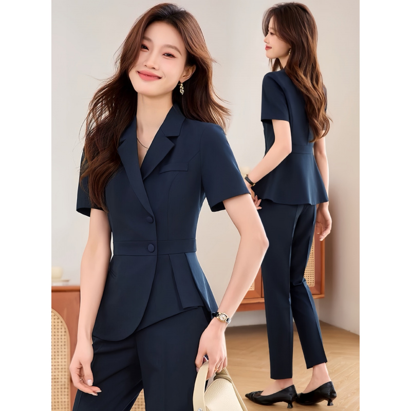 Navy blue women's thin profess - Women'S Formal Wear Stores บทวิจารณ์และราคา